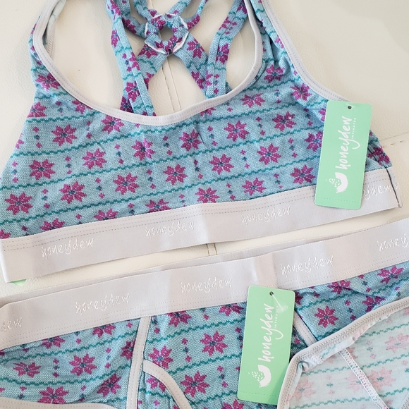 BRAND NEW HONEYDEW BRALETTE SET SIZE M - Picture 2 of 10
